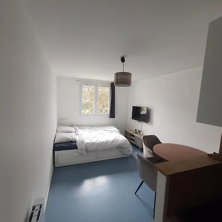 Studio Dans Residence Pour Location Courte Duree Et Etudiants Parking Gratuit Gieres Exterior photo